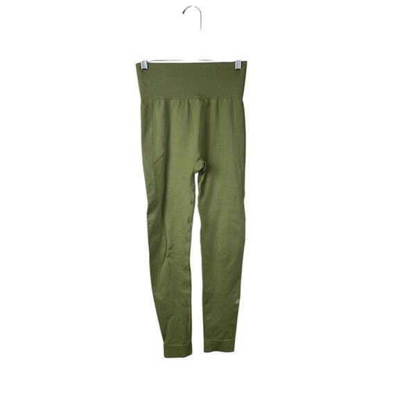 We Wore What Women's Ribbed Seamless Leggings StretchSage Green‎ Size S, NWOT - Picture 6 of 10